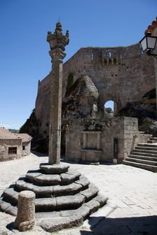 A monument in Sortelha, Portugal, 2009. Creator: Samuel Magal