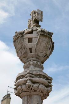 A monument outside Sintra Town Hall, Sintra, Portugal, 2009. Creator: Samuel Magal