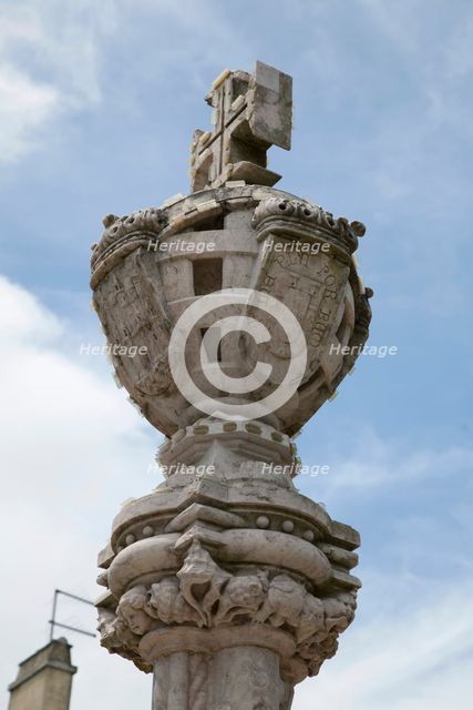 A monument outside Sintra Town Hall, Sintra, Portugal, 2009. Creator: Samuel Magal.