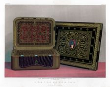 A Money Box and Album Cover 19th century.Artist: John Burley Waring
