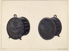 A Money Saver Coin Bank, 1935/1942. Creator: Clementine Fossek