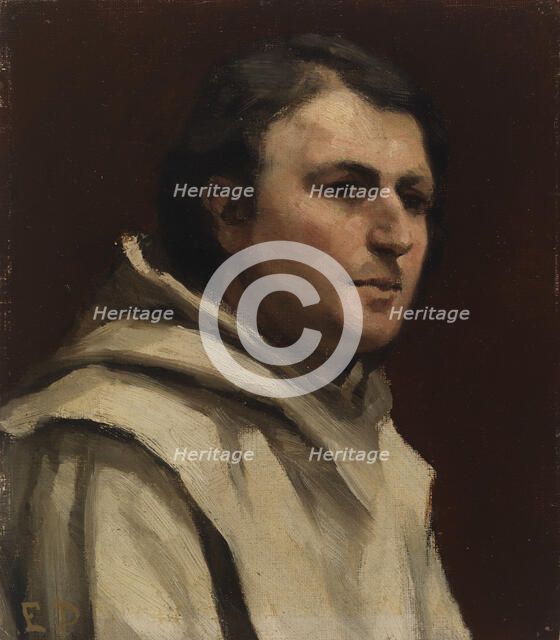 A Monk, 1895-1899. Creator: Elin Danielson-Gambogi.