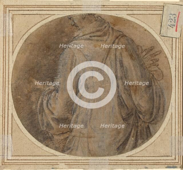 A Monk [verso], c. 1500. Creator: Fra Bartolomeo.