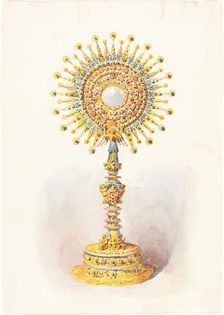 A Monstrance, c. 1860. Creator: Unknown