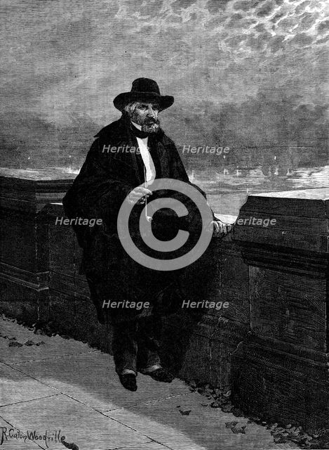 A Moonlight Night at Chelsea: a reminiscence of Thomas Carlyle, 1881. Creator: Unknown.