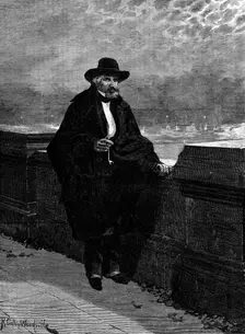 A Moonlight Night at Chelsea: a reminiscence of Thomas Carlyle, 1881. Creator: Unknown