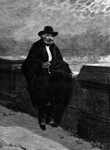 A Moonlight Night at Chelsea: a reminiscence of Thomas Carlyle, 1881. Creator: Unknown