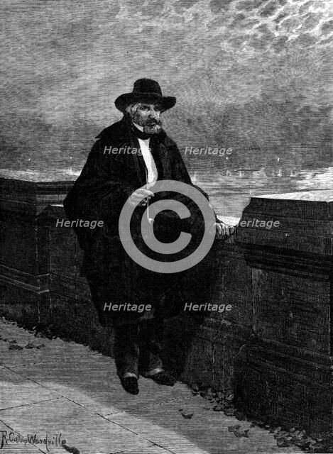 A Moonlight Night at Chelsea: a reminiscence of Thomas Carlyle, 1881. Creator: Unknown.