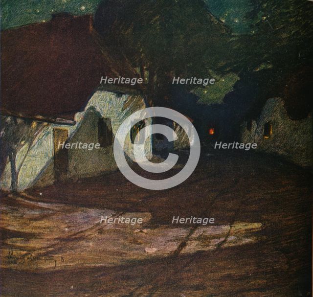 'A Moonlight Night', c1900, (1905). Artist: Ludwig Dettmann.