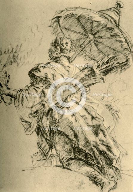 'A Moor with Quiver and sunshade', 1752, (1928).  Artist: Giovanni Battista Tiepolo.