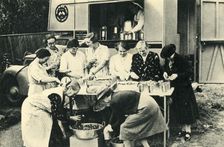 A Mobile Canning Van Given By the U.S.A. 1943. Creator: Unknown