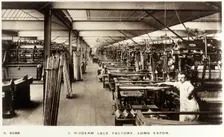 A modern lace factory, Long Eaton Derbyshire, c1910-1912. Creator: Unknown