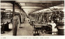 A modern lace factory, Long Eaton Derbyshire, c1910-1912. Creator: Unknown