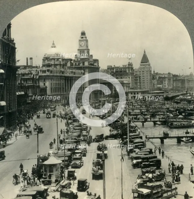 'A Modern Metropolis of the Orient - The Bund, Shanghai, China', c1930s. Creator: Unknown.