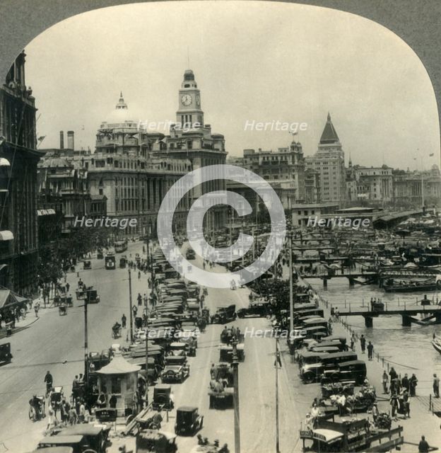 'A Modern Metropolis of the Orient - The Bund, Shanghai, China', c1930s. Creator: Unknown.