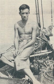 A Modern Ulysses. Gerbault photographed at Suva, in the Fiji Islands 1936
