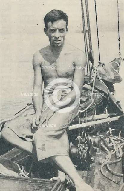 'A Modern Ulysses. Gerbault photographed at Suva, in the Fiji Islands', 1936. Artist: Unknown.