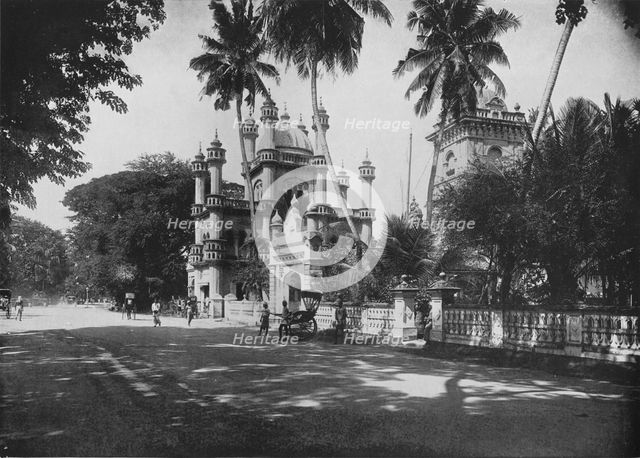 'A Mohammedan Mosque, Cinnamon Gardens, Colombo', c1890, (1910). Artist: Alfred William Amandus Plate.