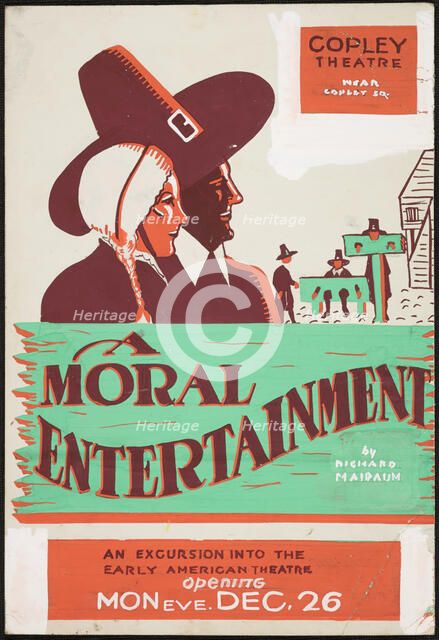 A Moral Entertainment, Boston, 1938. Creator: Unknown.