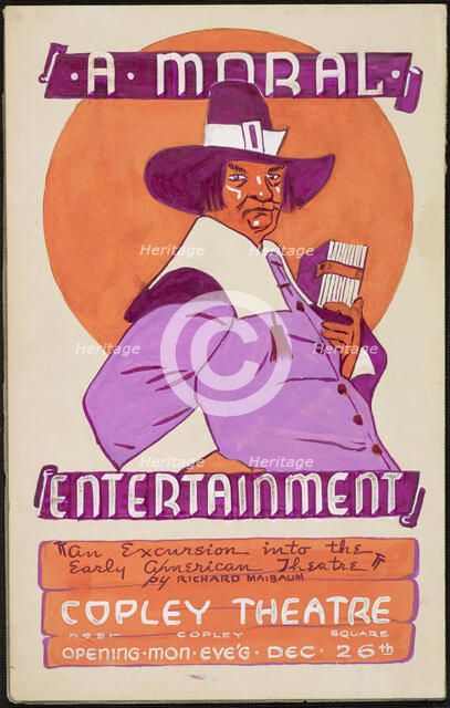 A Moral Entertainment, Boston, 1938. Creator: Unknown.