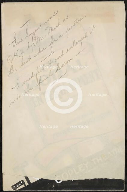 A Moral Entertainment, Boston, 1938. Creator: Unknown.