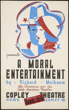 A Moral Entertainment, Boston, 1938. Creator: Unknown