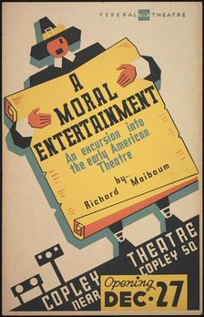 A Moral Entertainment, Boston, 1938. Creator: Unknown