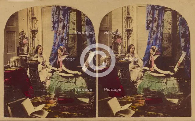 A Morning Call, June 2, 1857. Creators: London Stereoscopic & Photographic Co, Joseph John Elliott.