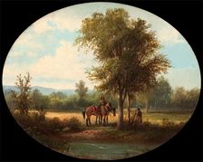 A Morning in Milk River Valley, c1870. Creator: John Mix Stanley