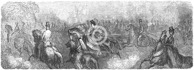 'A Morning Ride', 1872. Creator: Gustave Doré.
