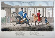 A Morning Ride 1804. Artist: James Gillray