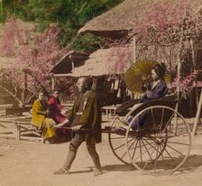 A Morning Ride in a Jinrikisha, Sugita, Japan 1896