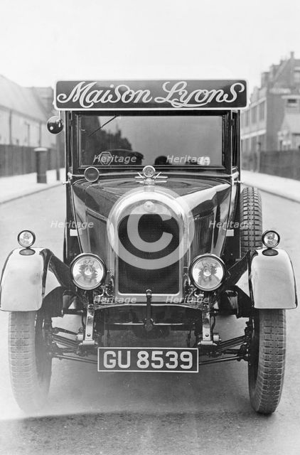 A Morris Cowley 10 cwt being used as a delivery van for Lyons, (1930s?) Creator: Unknown.