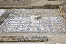 A mosaic in House 2, Italica, Spain, 2007. Artist: Samuel Magal