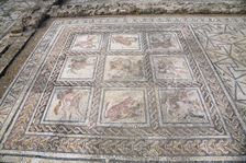 A mosaic in House 3, Italica, Spain, 2007. Creator: Samuel Magal