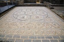 A mosaic in House 3, Italica, Spain, 2007. Creator: Samuel Magal