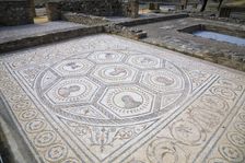A mosaic in House 3, Italica, Spain, 2007. Artist: Samuel Magal