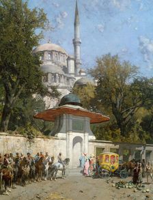 A Mosque, 1872. Creator: Alberto Pasini