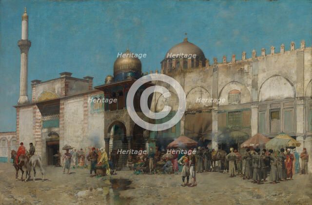 A Mosque, 1886. Creator: Alberto Pasini.