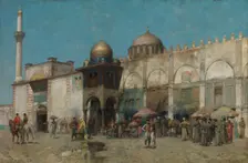 A Mosque, 1886. Creator: Alberto Pasini