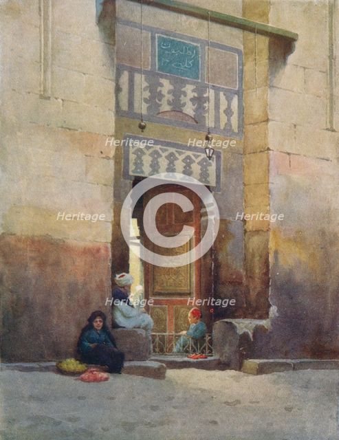'A Mosque Door, Cairo', c1880, (1904). Artist: Robert George Talbot Kelly.
