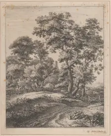 A Mother and Children Resting, 17th century. Creator: Anthonie Waterloo