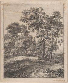 A Mother and Children Resting, 17th century. Creator: Anthonie Waterloo