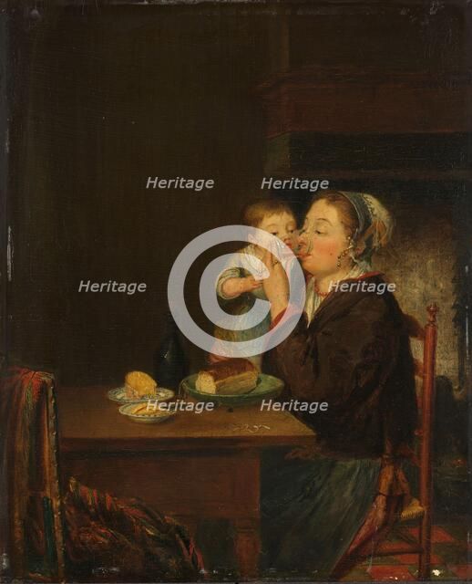 A Mother and her Child, 1794. Creator: Louis Bernard Coclers.