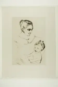A Mother's Joy, 1902. Creator: Edvard Munch
