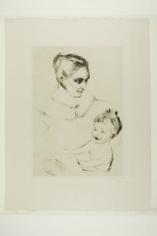 A Mother's Joy, 1902. Creator: Edvard Munch