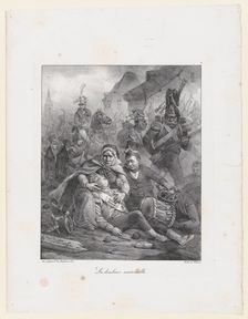 A Mother's Sadness, 1823. Creator: Hippolyte Bellangé