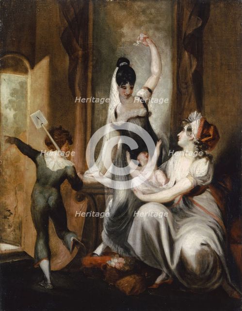 A Mother with her Family in the Country, 1806-1807. Creator: Füssli (Fuseli), Johann Heinrich (1741-1825).