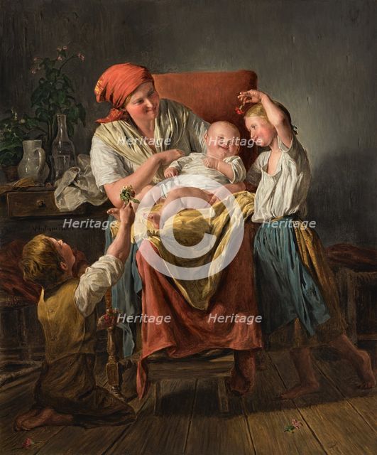 A Mother's Joy, 1857.