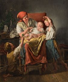 A Mother's Joy, 1857